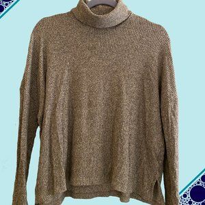 Gray Soft Turtleneck Sweater | Aerie